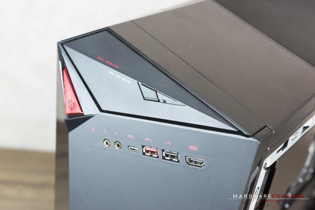 Test PC MSI Infinite A VR7RD-04STW front panel