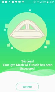 Test ASUS Lyra Trio application mobile