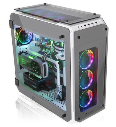 Boitier Thermaltake View 71 Tempered Glass Snow Edition