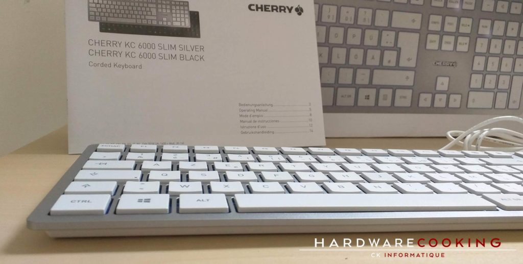 Test clavier CHERRY KC 6000 SLIM