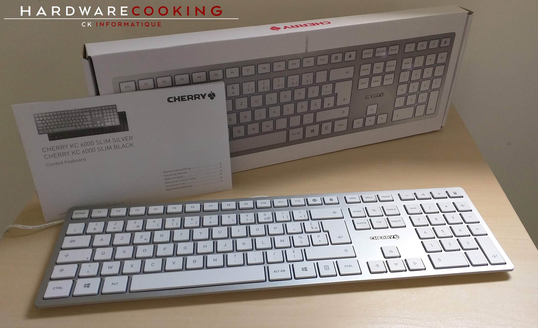 Test : Clavier CHERRY KC 6000 SLIM - HardwareCooking
