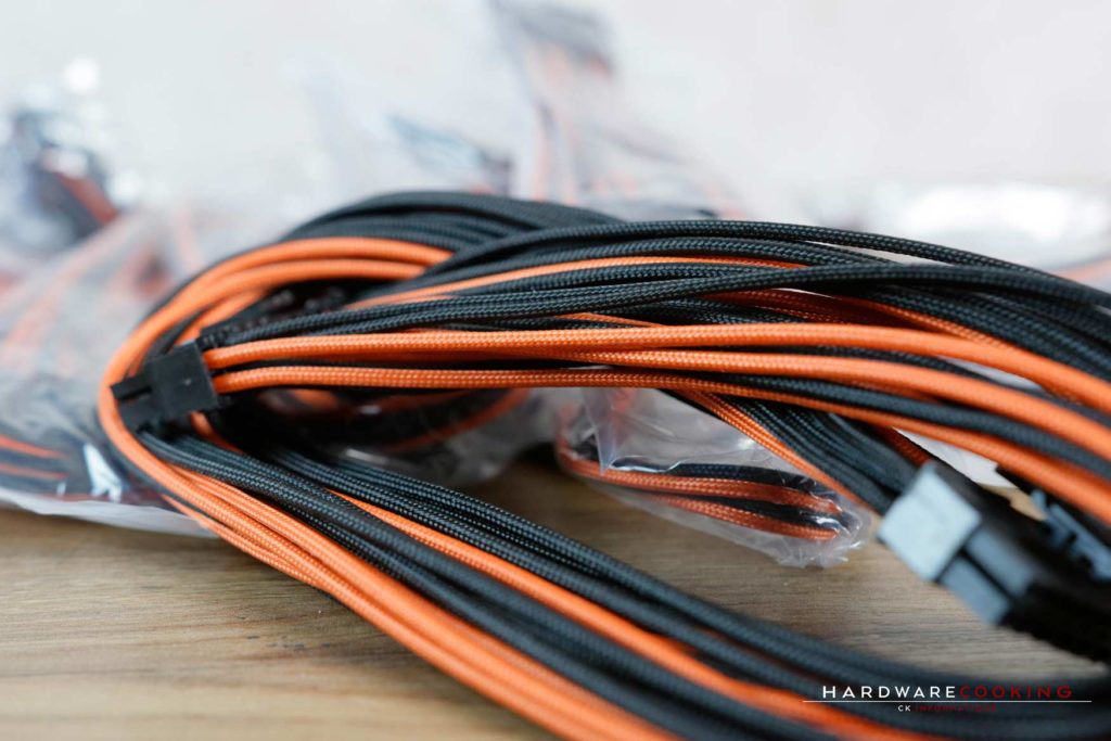 Kit cablemod noir orange pour alimentation Be Quiet! Straight Power 11
