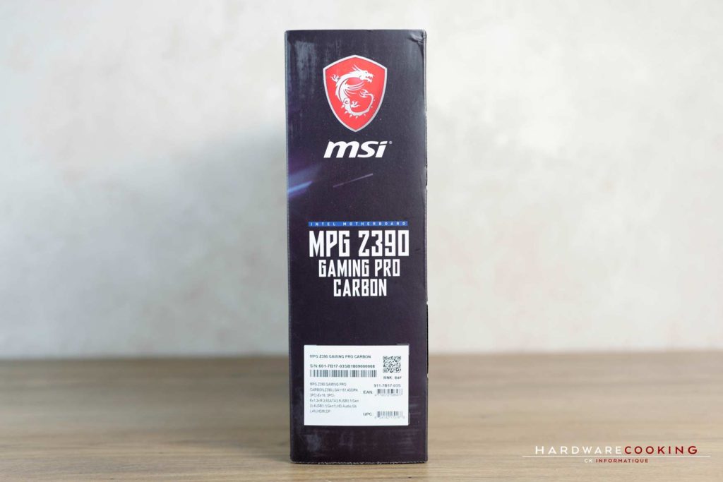 Test MSI MPG Z390 GAMING PRO CARBON