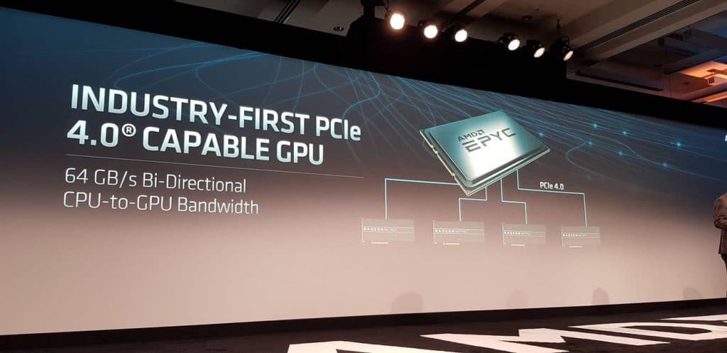 AMD conférence sur la nouvelle MI60 détail 1