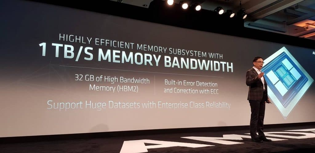 AMD conférence sur la nouvelle MI60 détail 2
