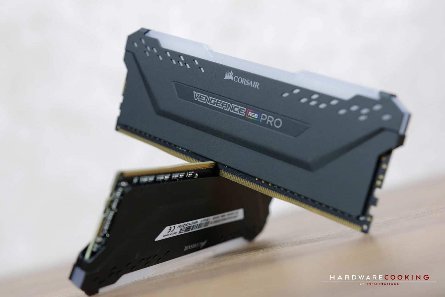 Test mémoire Corsair Vengeance RGB PRO DDR4 2 x 8 Go 3200MHz CAS 16