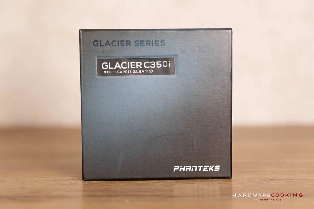 Test waterblock CPU Phanteks Glacier C350i
