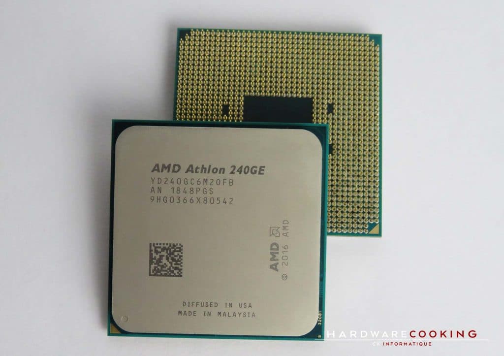 Test processeur AMD Athlon 240GE