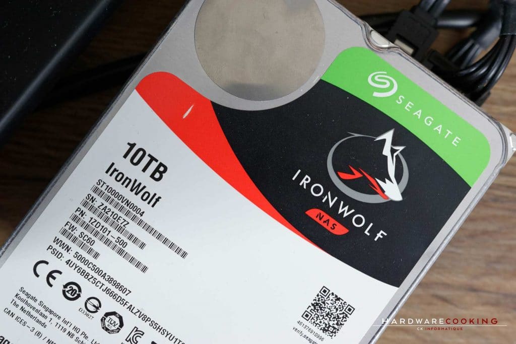 Test AMD StoreMI disque dur Seagate IronWolf 10 To