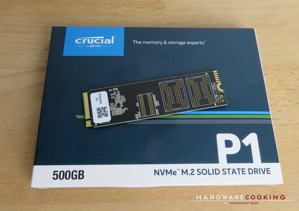Test SSD Crucial P1 500 Go