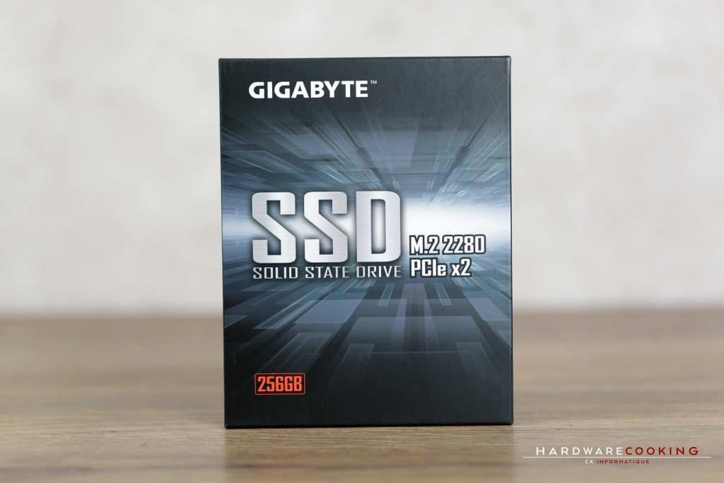Test SSD GIGABYTE M.2 PCIe boîte
