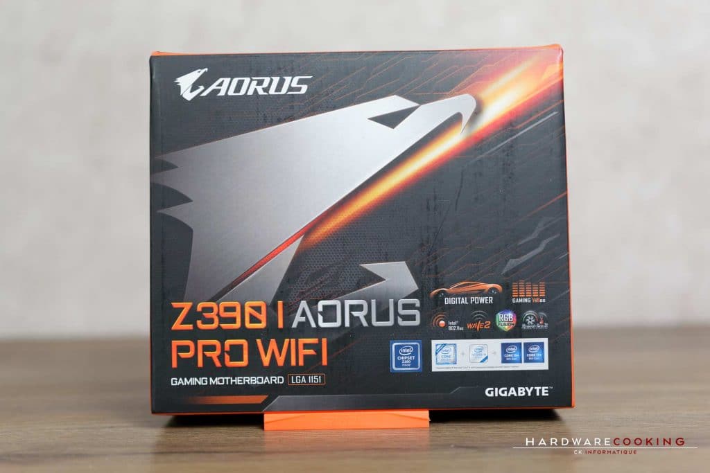 Boîte carte mère Z390 I AORUS Pro Wifi