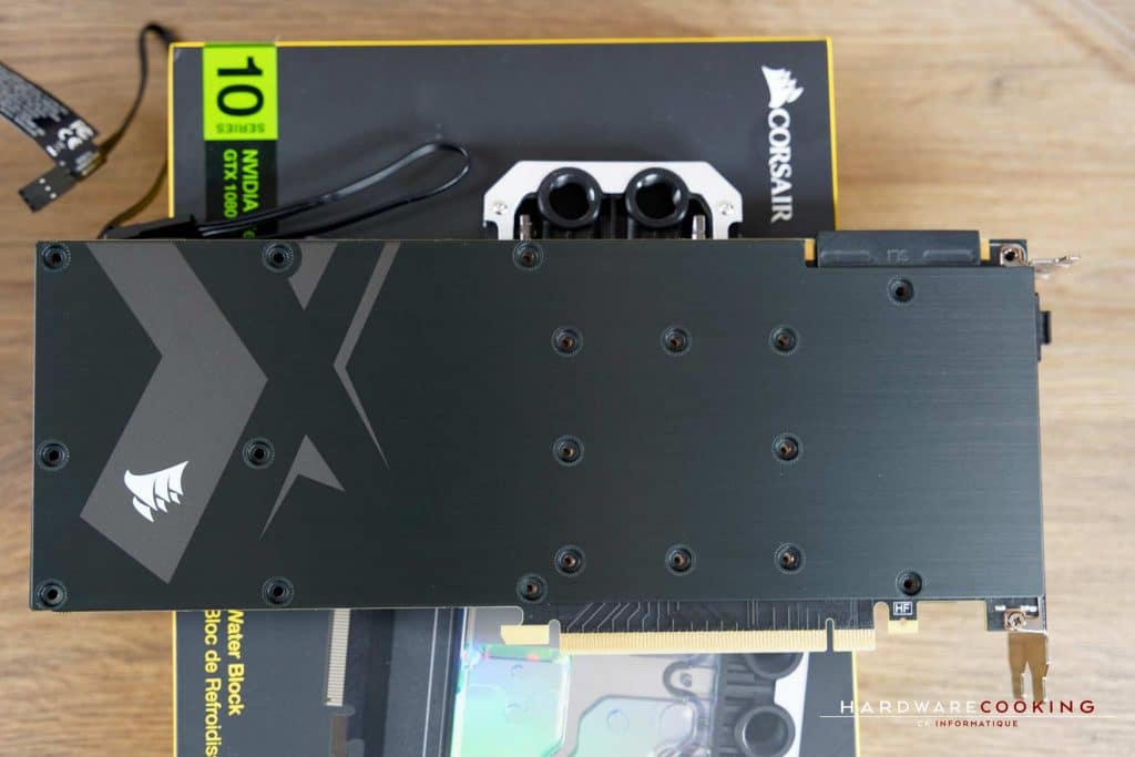 Installation waterblock GPU Corsair Hydro X XG7 RGB