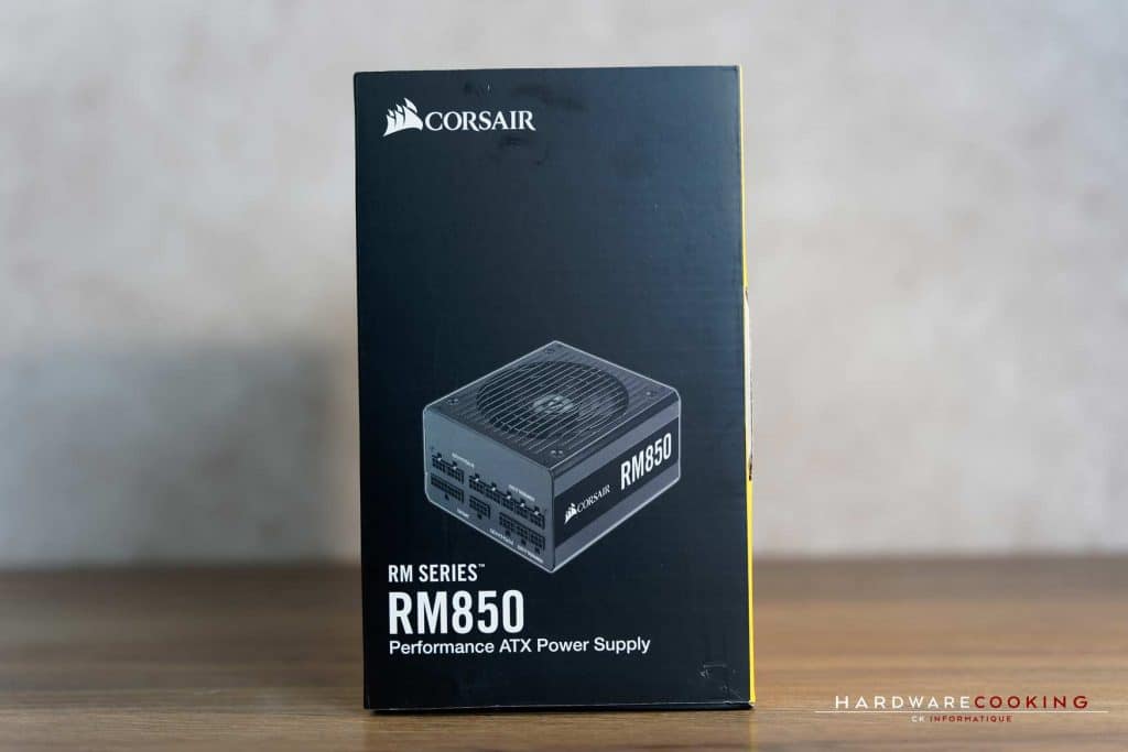 Test alimentation Corsair RM850 Gold