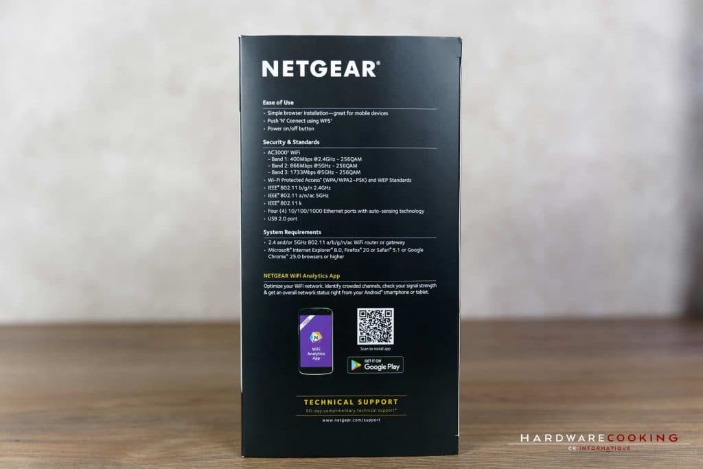 Test répéteur Netgear Nighthawk X6S EX8000