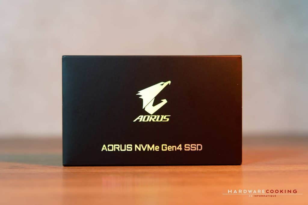 Test SSD Gigtabyte AORUS NVMe Gen4 1 To