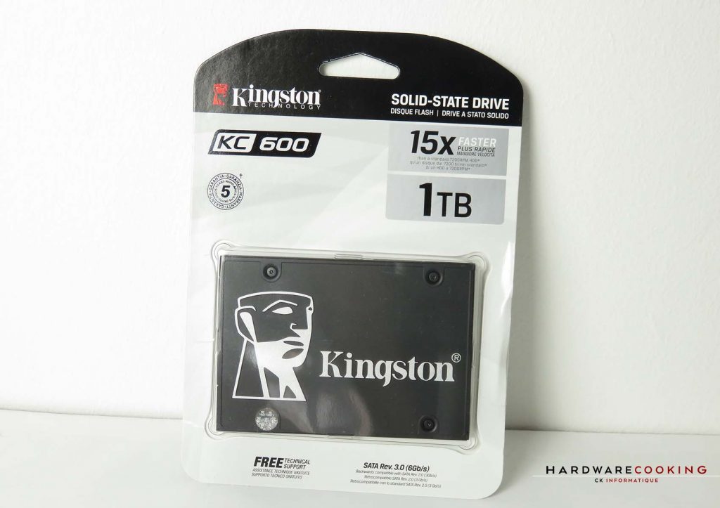 Kingston KC600 1 To emballage