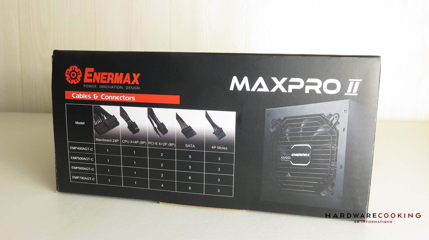 Enermax MAXPRO II 500 W boîte