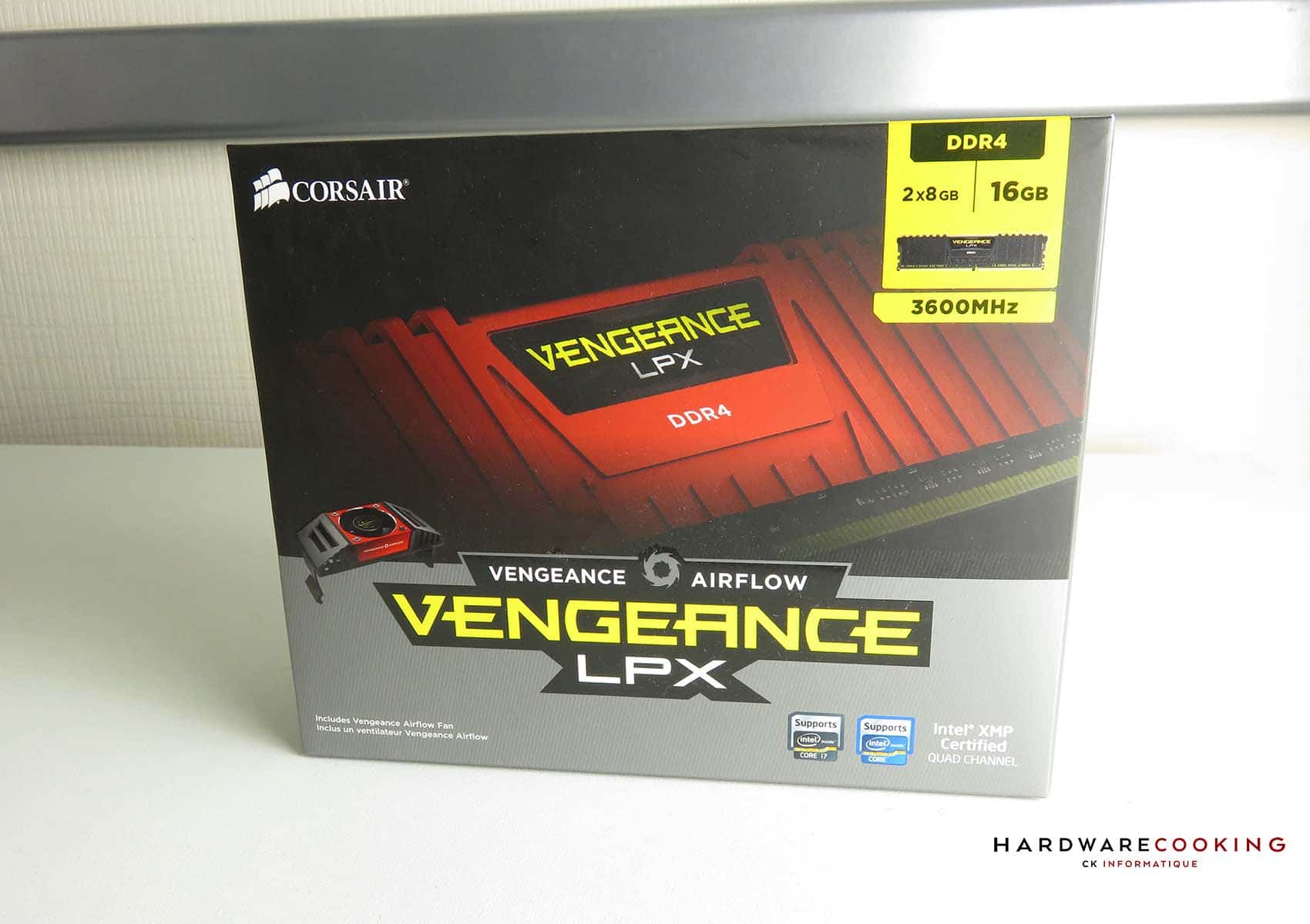 Test : CORSAIR Vengeance LPX 3600 MHz CAS18 - HardwareCooking