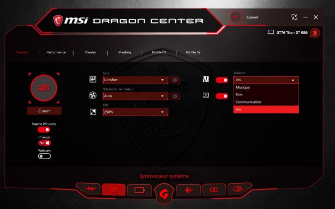 MSI Dragon Center