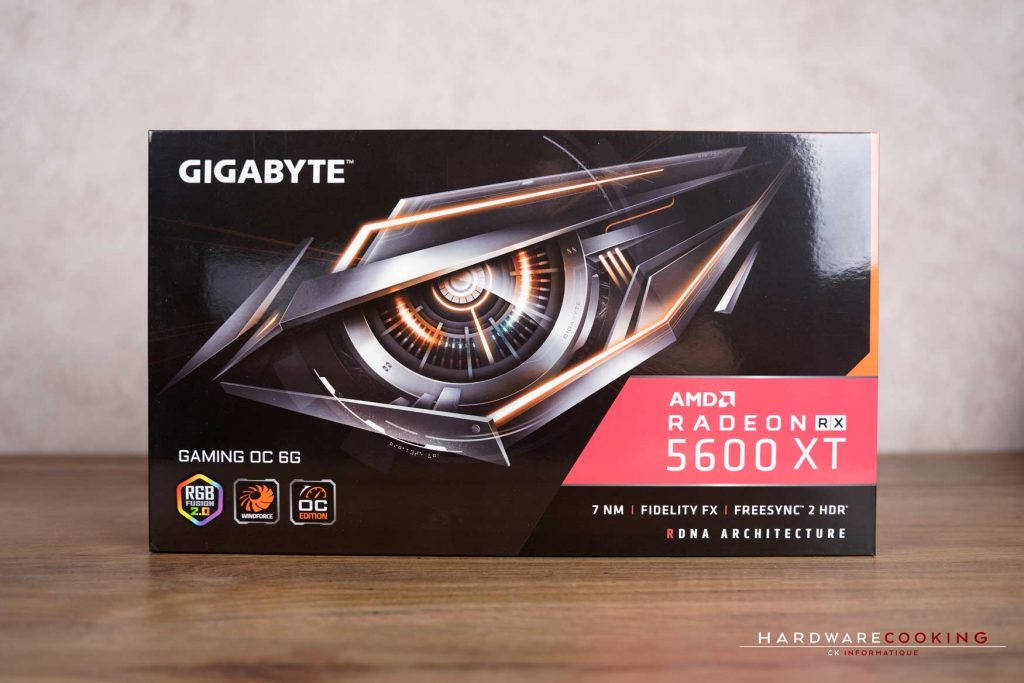 boîte GIGABYTE RX 5600 XT