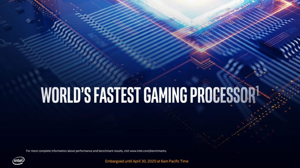 10e génération de processeurs Intel Comet Lake-S