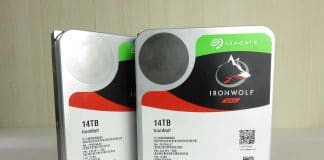 Seagate IronWolf 14 To vue avant