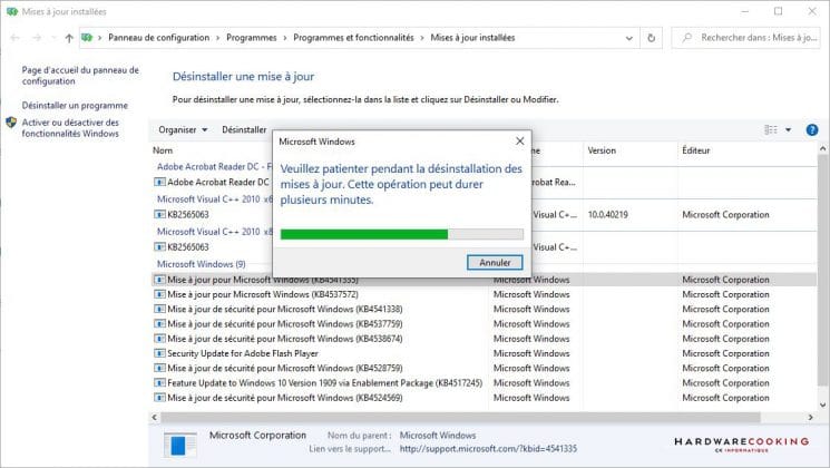 Windows 10 : la mise à jour KB4541335