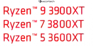 processeur AMD Ryzen 9 3900XT 3800XT 3600XT