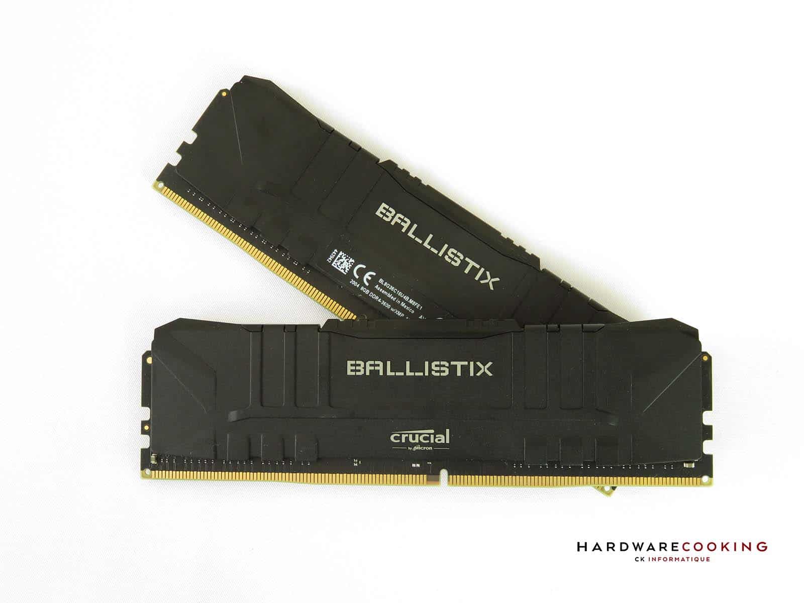 Ballistix Blanche - 2 x 8 Go (16 Go) - DDR4 3200 MHz - CL16