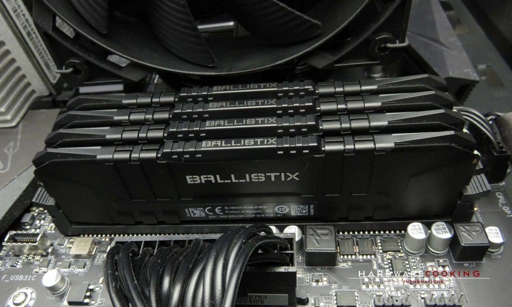 test DDR4 Crucial BALLISTIX