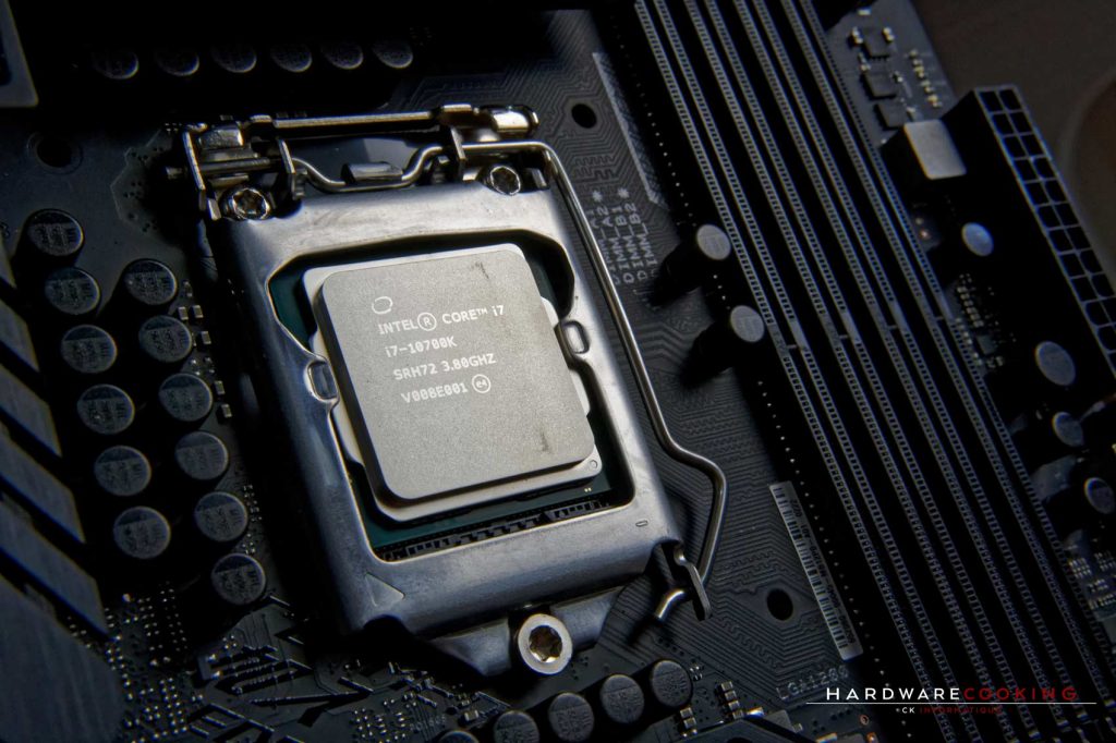Test processeur Intel Core i7-10700K