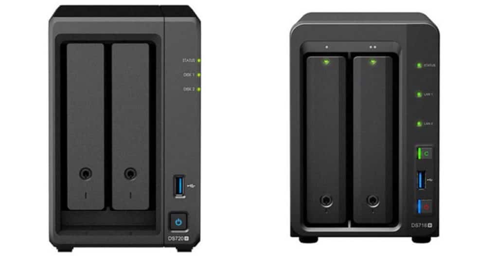 Synology DS720+ contre Synology DS718+DS