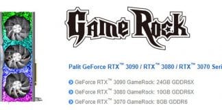 PALIT GeFroce RTX 3090 GameRock