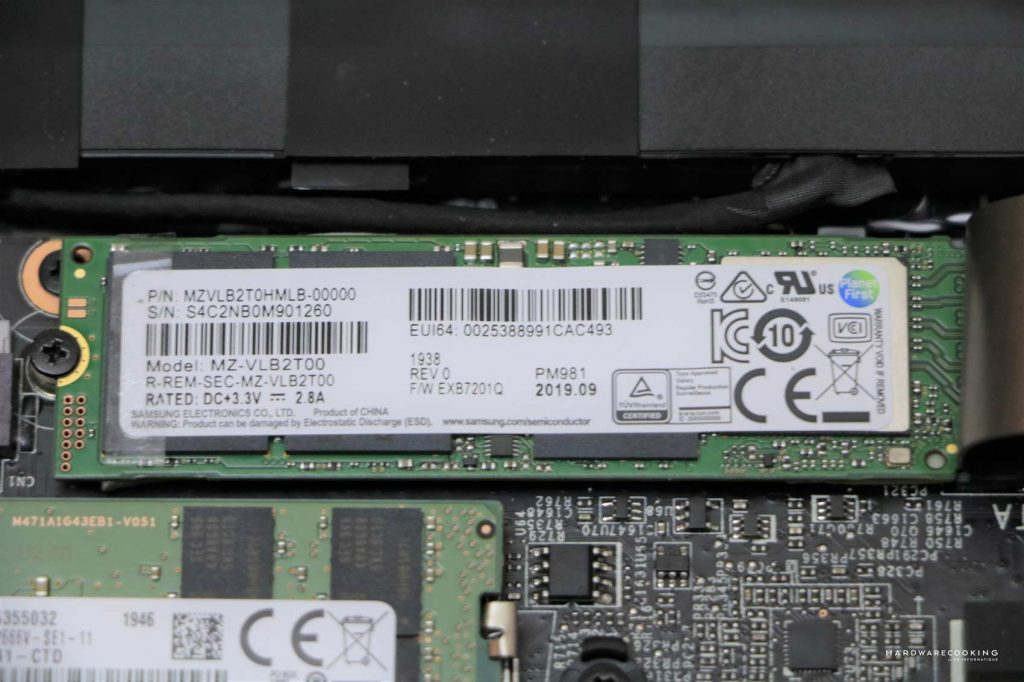SSD MSI GS66 Stealth 10SGS 014FR