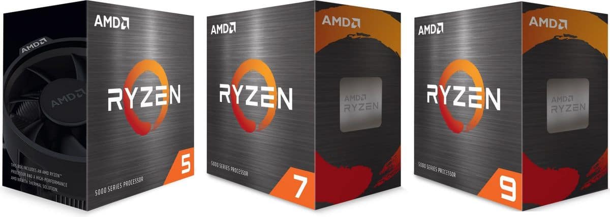 Baisse de prix des CPU AMD Ryzen 5000