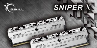 G.Skill SniperX Steel Legend Edition