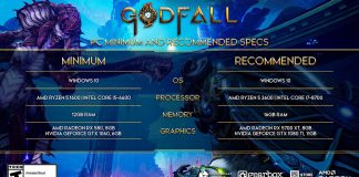 GodFall configurations recommandées