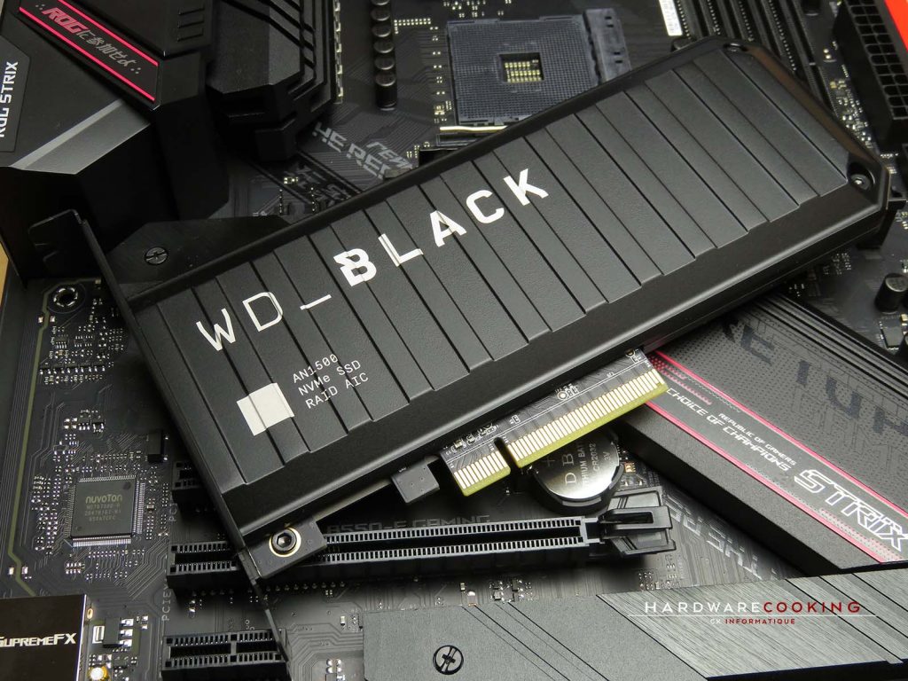 Test SSD WD_BLACK AN1500 - ASUS B550-F Gaming