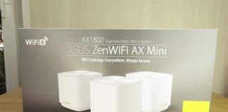 test ASUS ZenWiFi AX Mini AX1800 boîte