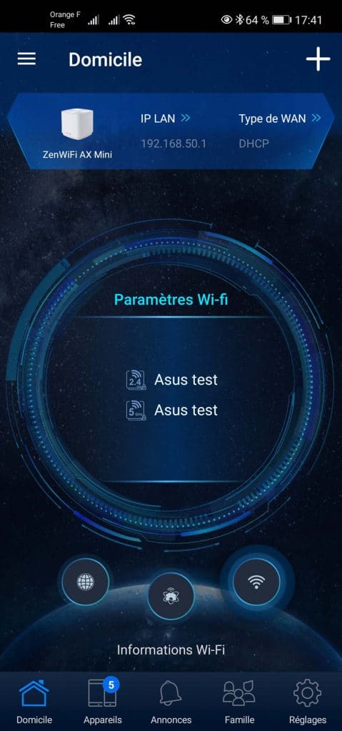 Application ASUS Router