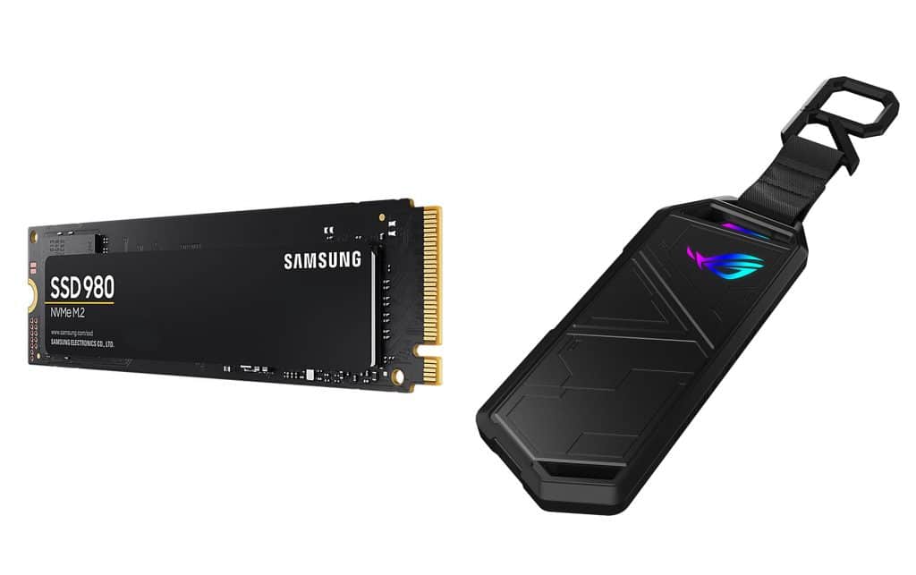 Bon plan SSD Samsung 970 Evo Plus 980 et ASUS ROG Strix Arion