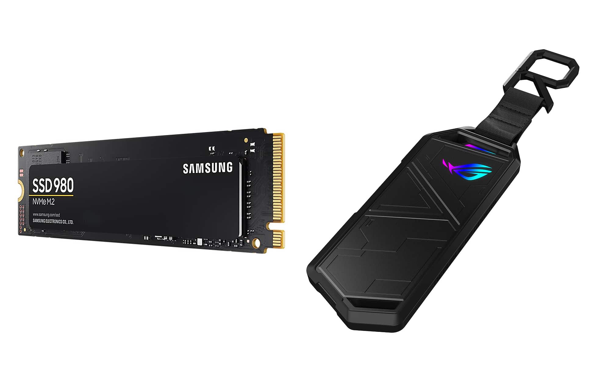 Bon plan : un SSD NVMe Samsung avec boîtier ASUS STRIX Arion à