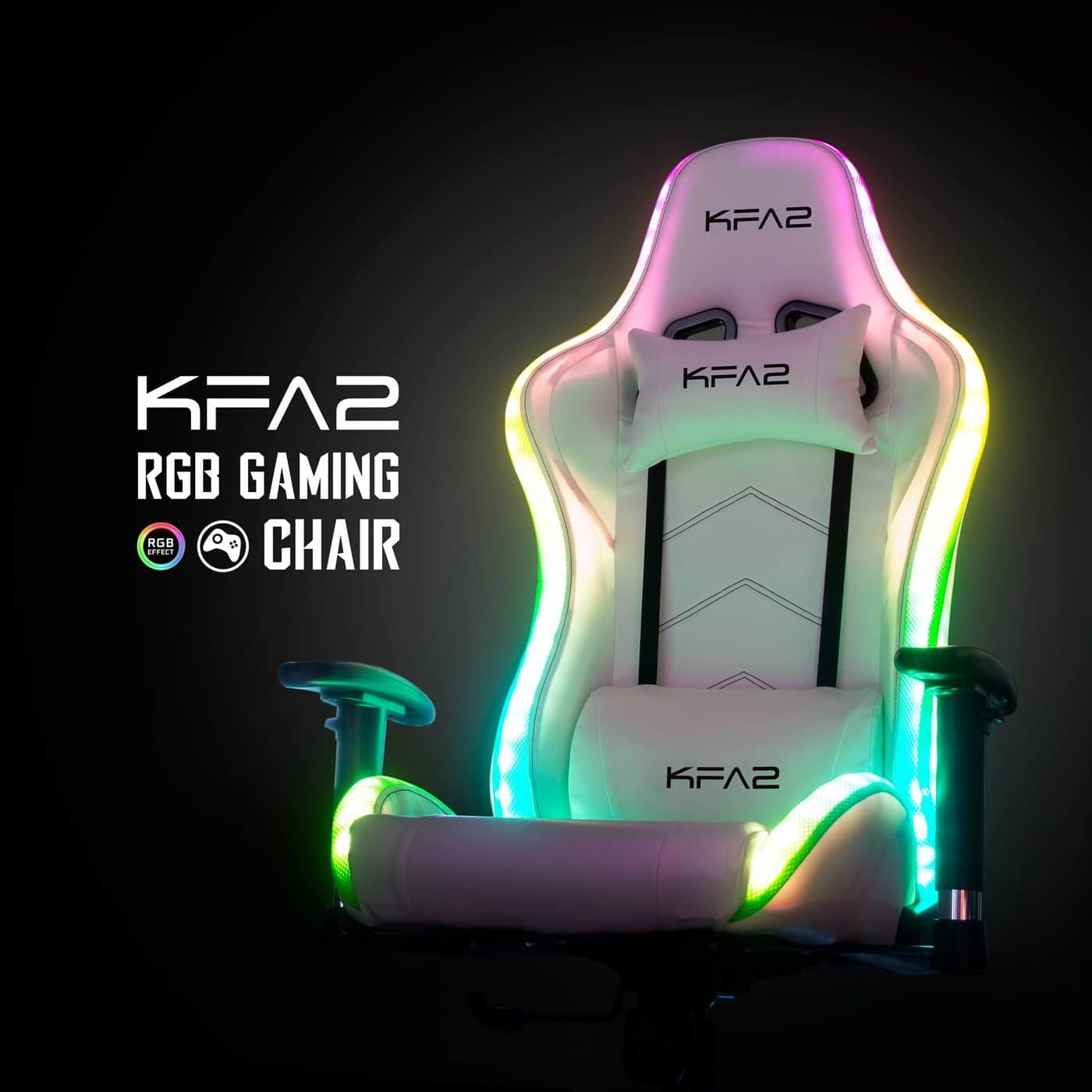 Kfa2 кресло игровое с подсветкой