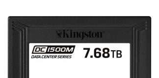 SSD Kingston DC1500M Data Center U.2 NVMe 7,68 To
