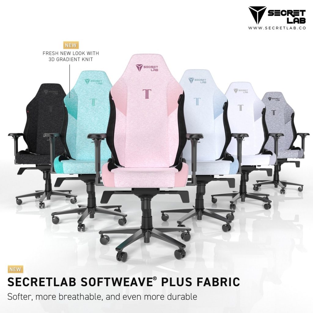 Nouveau revêtement Secretlab SoftWeave™ Plus Fabric