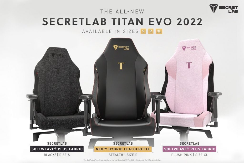 Nouvelle gamme Secretlab TITAN Evo 2022