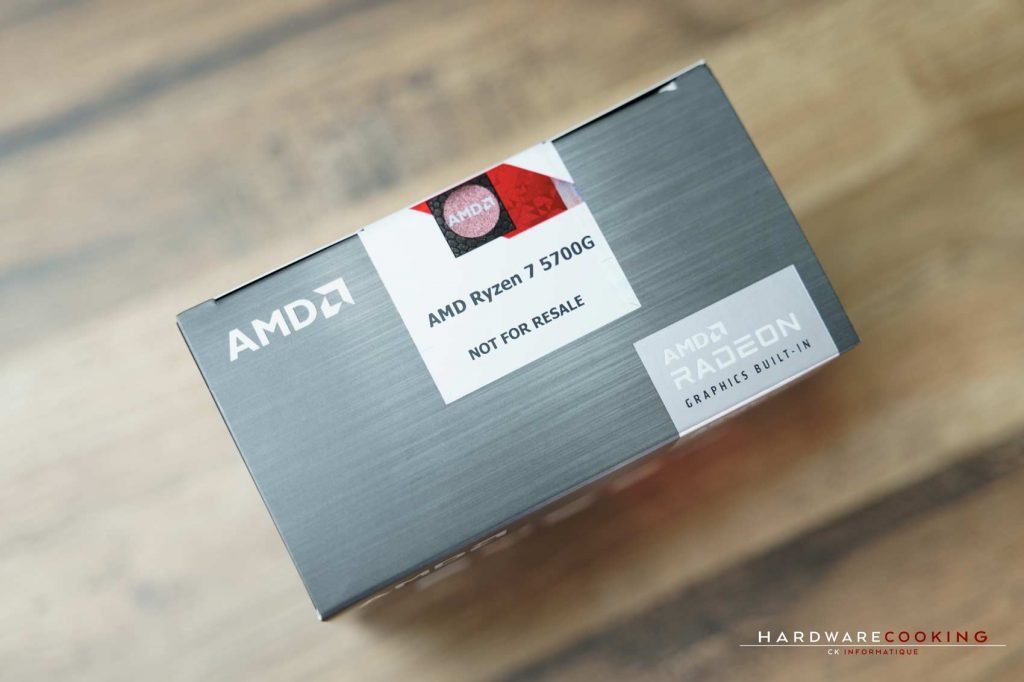 boîte AMD Ryzen 7 5700G