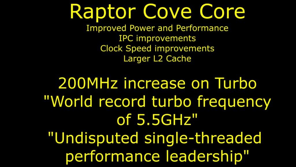 Les principales caractéristiques des futurs CPU Raptor Lake-S