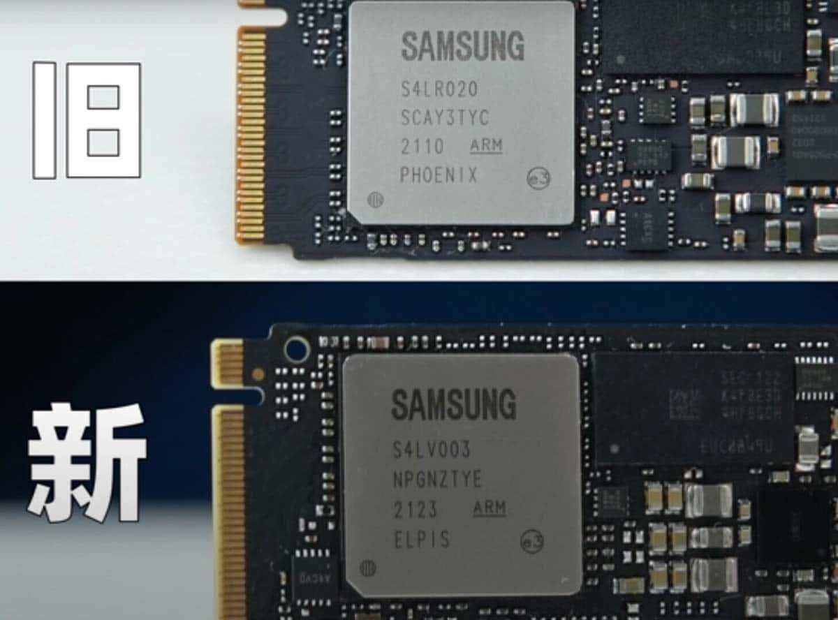 SSD Samsung 970 EVO Plus : un changement de composants